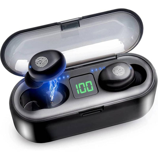 Audífono Inalámbricos F9 Con Power Bank